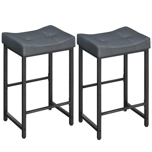 Inch gray blue stools for - 24,