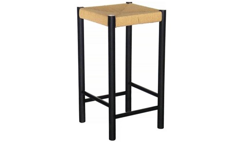Hanna oak counter stool - hanna, black