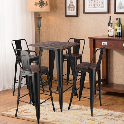 Bar stool high chair table - high,