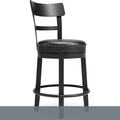 Counter height black swivel - black,