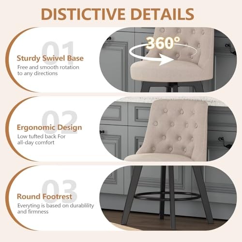 Beige minceta 360 swivel - -, 360°