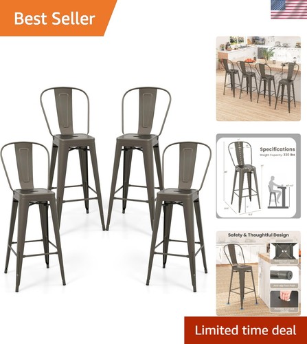 Metal bar stools - bar, of