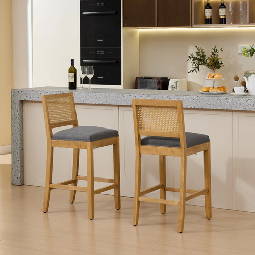 Rustic gray solid wood - solid, counter