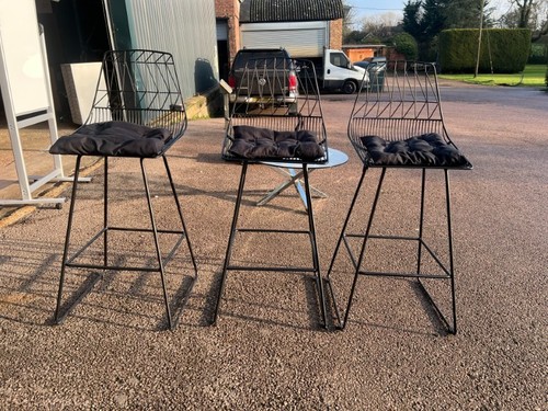 Black wire bar - bar, stools