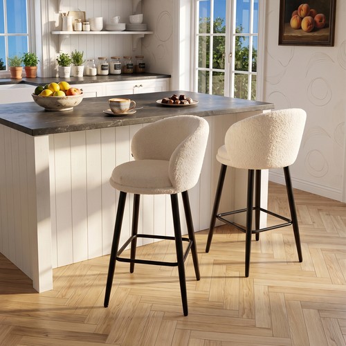 2pcs bar stools fleece - 2pcs,