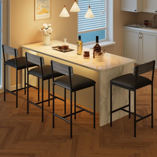 Bar stools set breakfast - of,