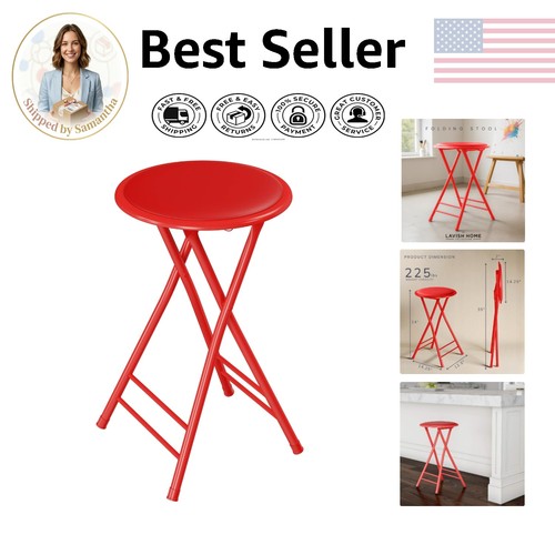 Elegant inch folding stool - 24-inch,